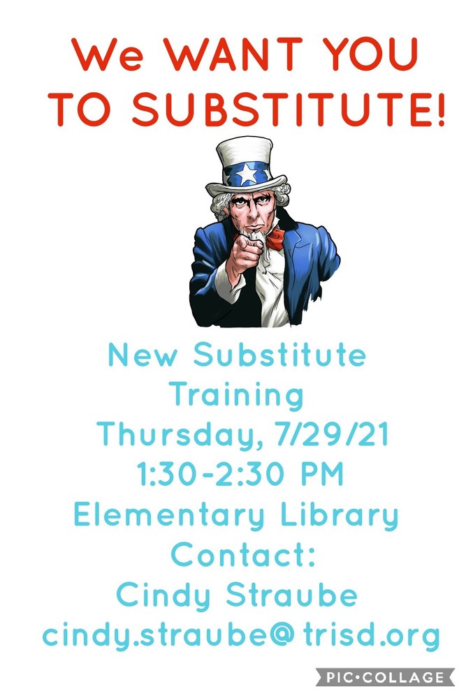 We want you to Substitute!