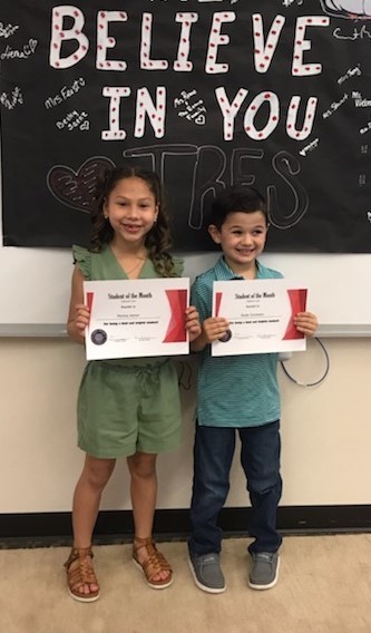 First Grade SOM for February 2022 - Paisley Keller and Slade Gonzales