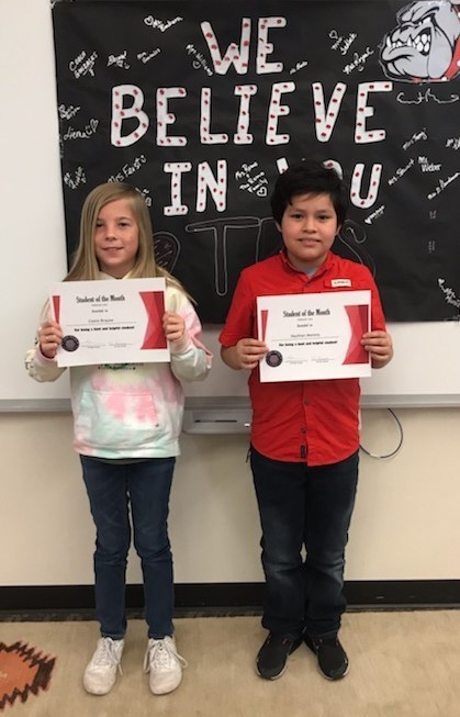 SOM for February 2022 - Third Graders - Claire Braune and Naythan Moreno
