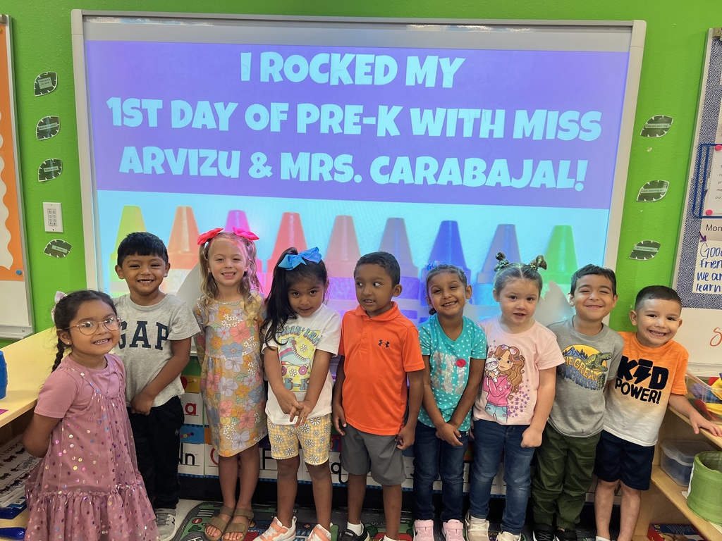 Pre-Kinder Rocking the First Day of School!